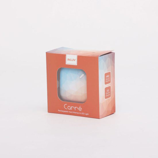 INLUV Rechargeable Hand Warmer Electronic Portable Hand Warmer (Fast Warming Up, Double-Sided Warming, Reusable)